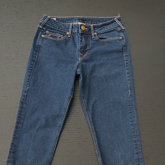 Like New True Religion HALLE Skinny Jeans Dark Wash Size 28 With Stretch - Picture 3 of 12